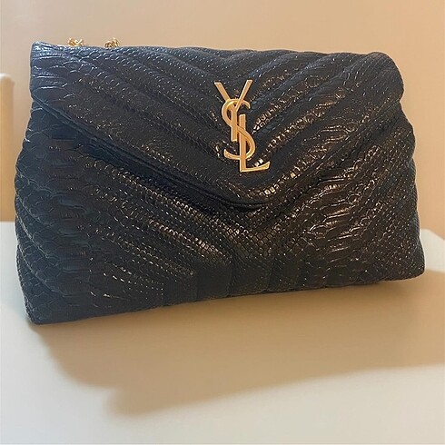 Beden Siyah Deri Ysl Çanta