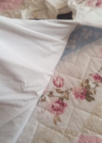 Düğmeli Beyaz Deri Mini Gömlek - Görsel 3