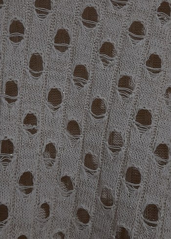 Bej Örgü Kadın Kazak - Görsel 2