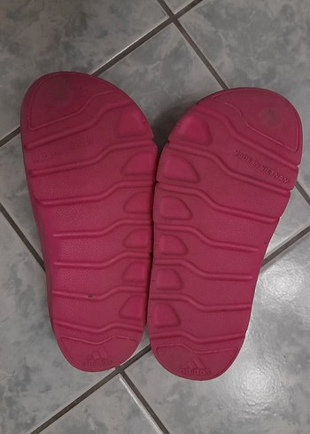 adidas Kız Çocuk Pembe Cırtcırtlı Terlik - Görsel 2