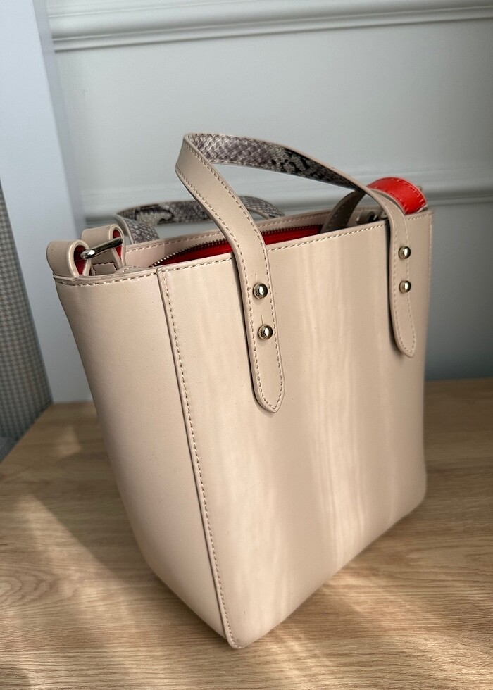 Zara turunca çanta - Görsel 2