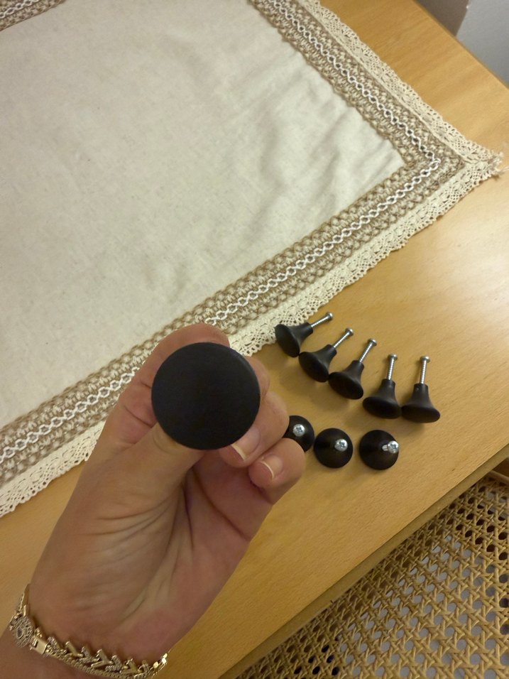 Siyah dolap kulp 10 adet enerya ikea - Görsel 2