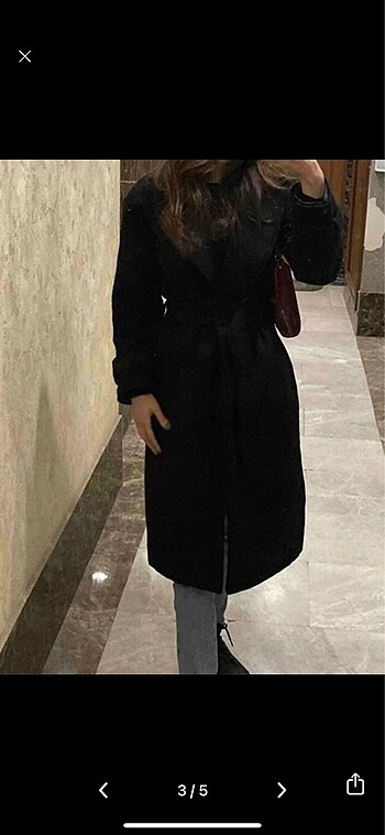 Kadın kaşe kaban