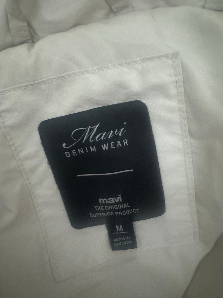 Taş rengi Kadın Midi Kapitone Mont (mavi marka ) - Görsel 3