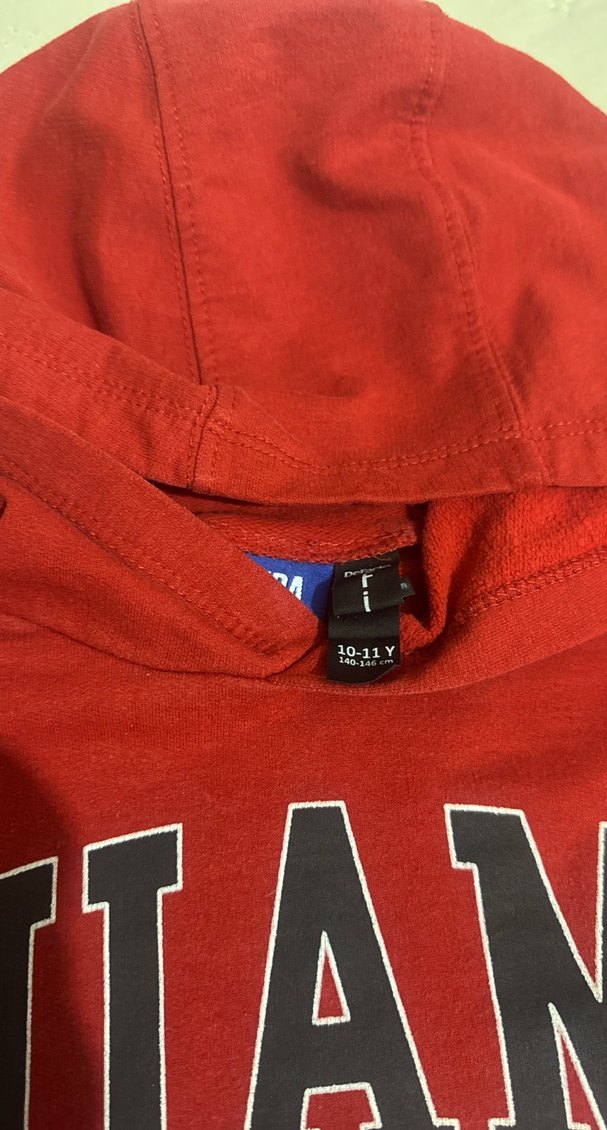 Kırmızı Miami Baskılı erkek çocuk Sweatshirt - Görsel 2