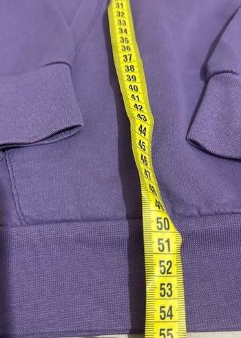 Mor Kapüşonlu Rahat Kesim erkek çocuk Sweatshirt - Görsel 5