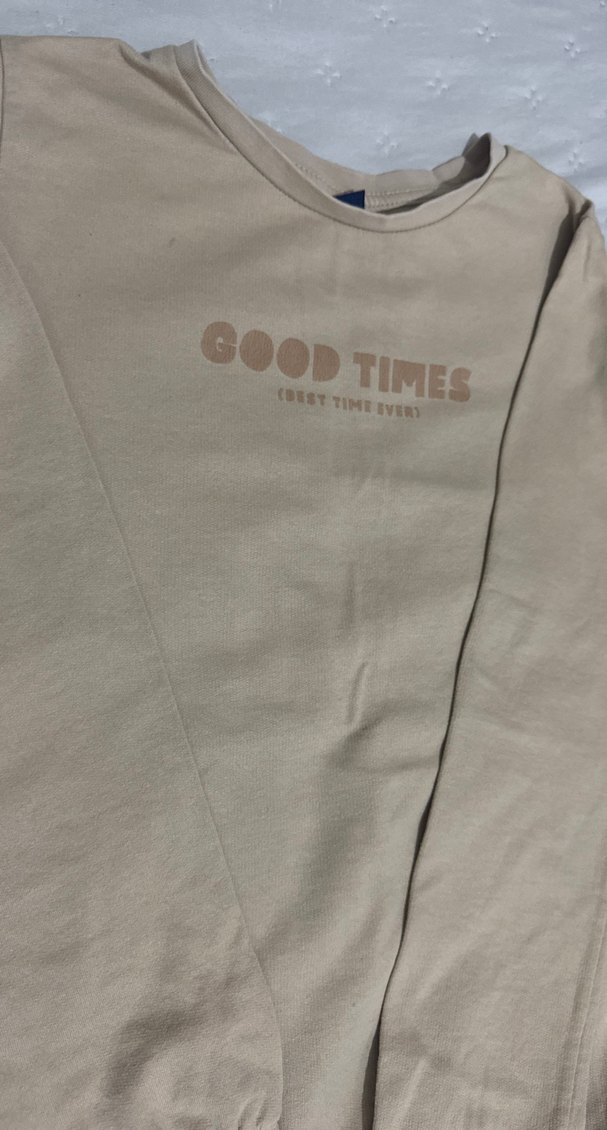 Bej Erkek çocuk Baskılı Kısa Kollu Tişört - Görsel 2