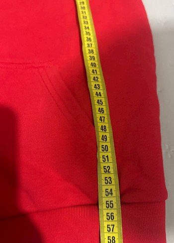 Kırmızı  Kapüşonlu Fermuarlı Erkek çocuk Yelek - Görsel 7