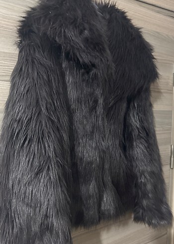 Acı Kahverengi Kadın Suni Kürk Ceket - Görsel 2