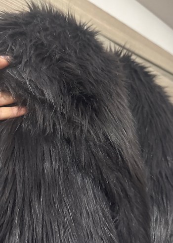 Acı Kahverengi Kadın Suni Kürk Ceket - Görsel 3