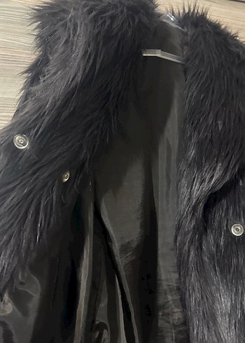 Acı Kahverengi Kadın Suni Kürk Ceket - Görsel 4