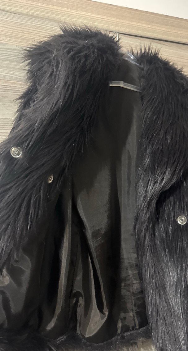 Acı Kahverengi Kadın Suni Kürk Ceket - Görsel 4