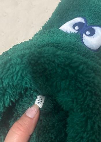 Erkek Çocuk Sıcak yumuşacık Ev Terliği - Görsel 9