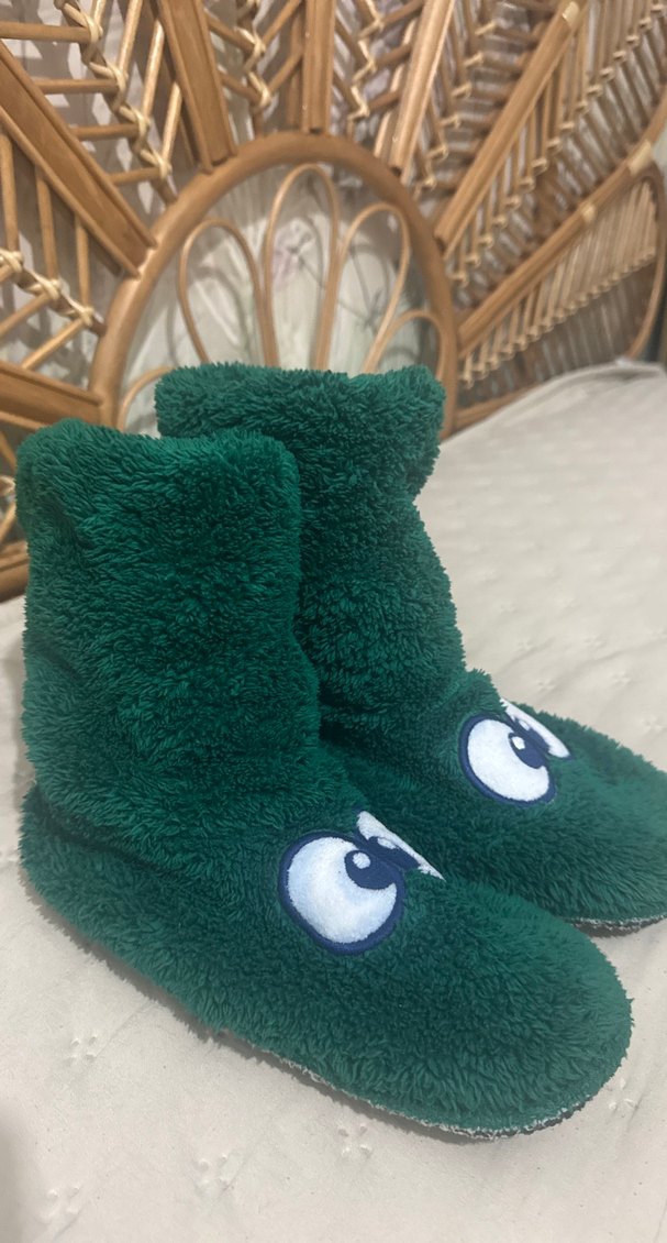 Erkek Çocuk Sıcak yumuşacık Ev Terliği - Görsel 2