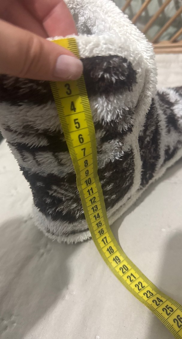 Kadın Gri Örgü Sıcak Ev Terliği - Görsel 5