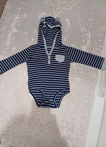 Kapişonlu çıtçıtlı body