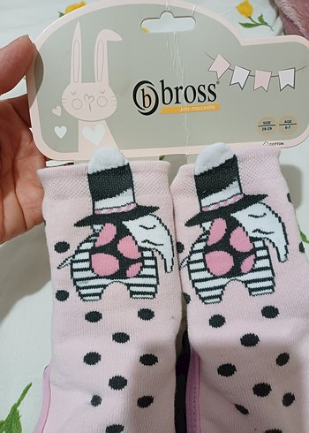 Pembe Fırfırlı Kız Çocuk çarık çorap sıfır ürün - Görsel 9