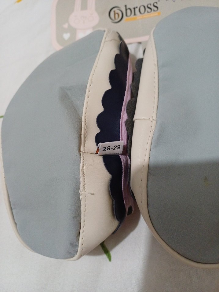 Pembe Fırfırlı Kız Çocuk çarık çorap sıfır ürün - Görsel 2