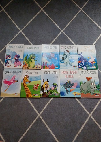 Çocuklar için Eğlenceli Hayvan Hikayeleri Kitap Seti