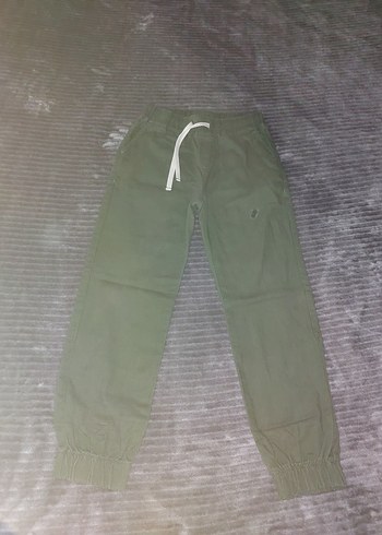 Lcw Erkek Çocuk Loose Fit Yeşil Pamuk Pantolon - Görsel 2