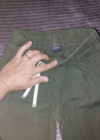 Lcw Erkek Çocuk Loose Fit Yeşil Pamuk Pantolon - Görsel 3