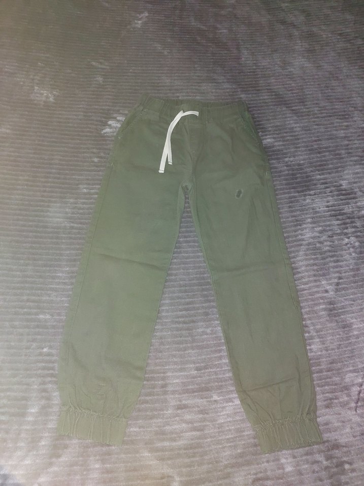 Lcw Erkek Çocuk Loose Fit Yeşil Pamuk Pantolon - Görsel 2