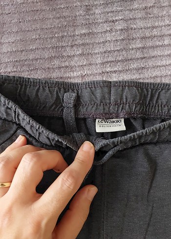 Lcw Erkek Gri Rahat Kesim Keten Şort - Görsel 3