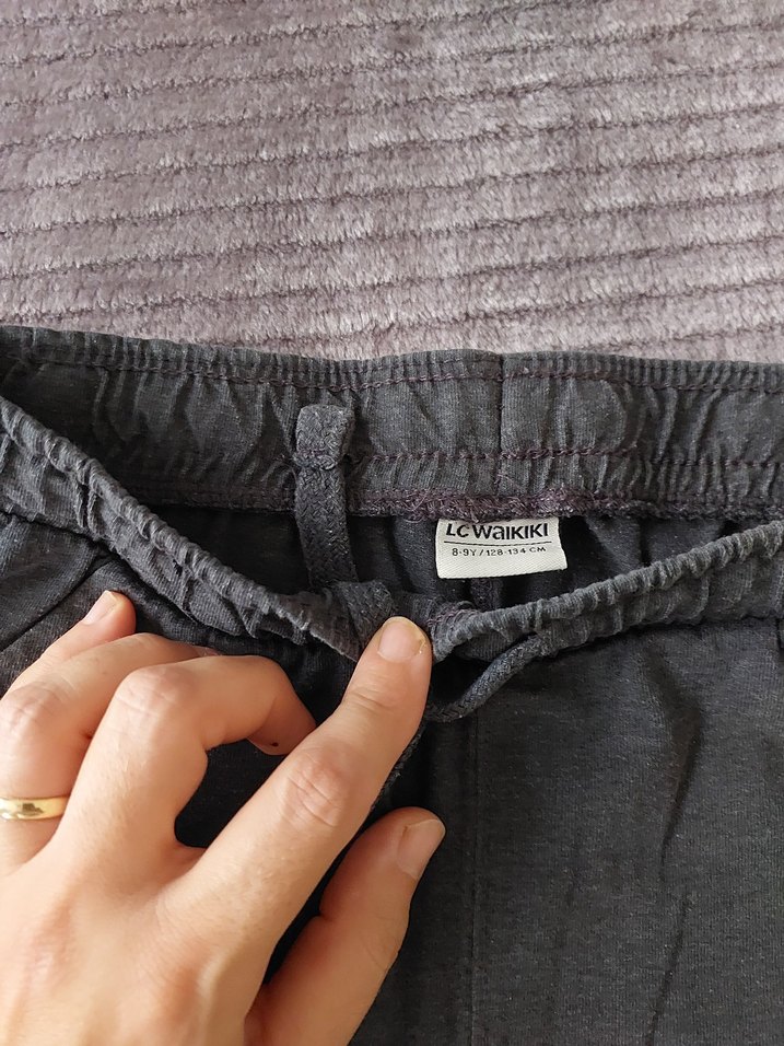 Lcw Erkek Gri Rahat Kesim Keten Şort - Görsel 3