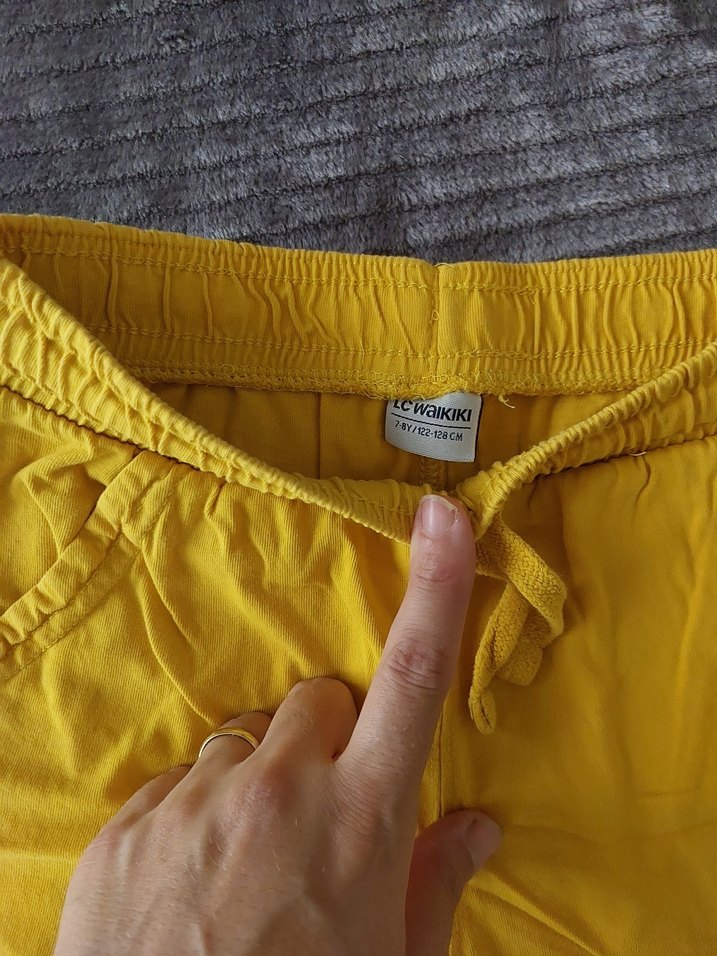 Lcw Erkek Sarı Pamuklu Salaş Şort - Görsel 3