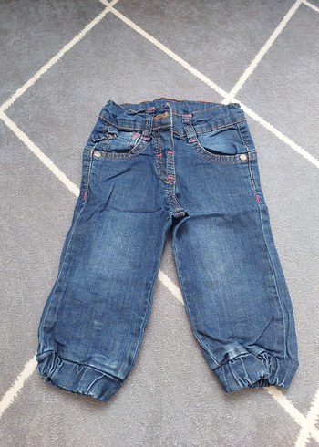 Kızlar için Renkli Bol Kesim Denim Pantolon