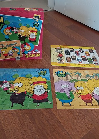 Renkli 100 Parça Çocuk Puzzle - Görsel 2