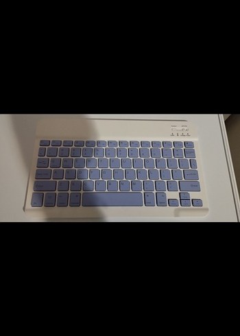 Açık Mor Kablosuz Klavye - Görsel 4