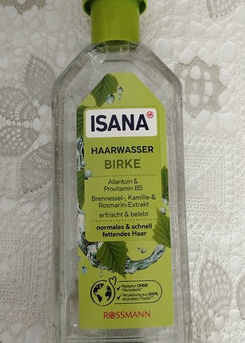 ISANA BIRKE Saç Suyu Normal ve Yağlı Saçlar için