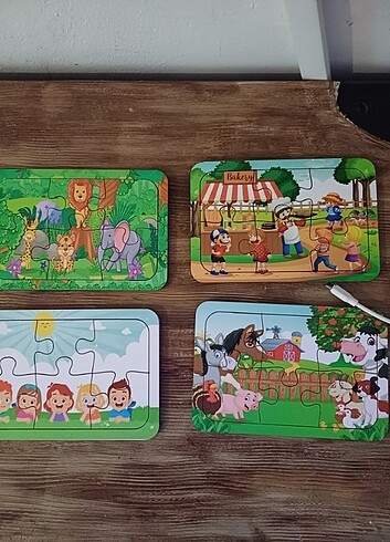 Diğer Tahta puzzle