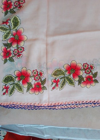 vintage oyalı yazma Kadın Fular adet fiyatıdır - Görsel 2