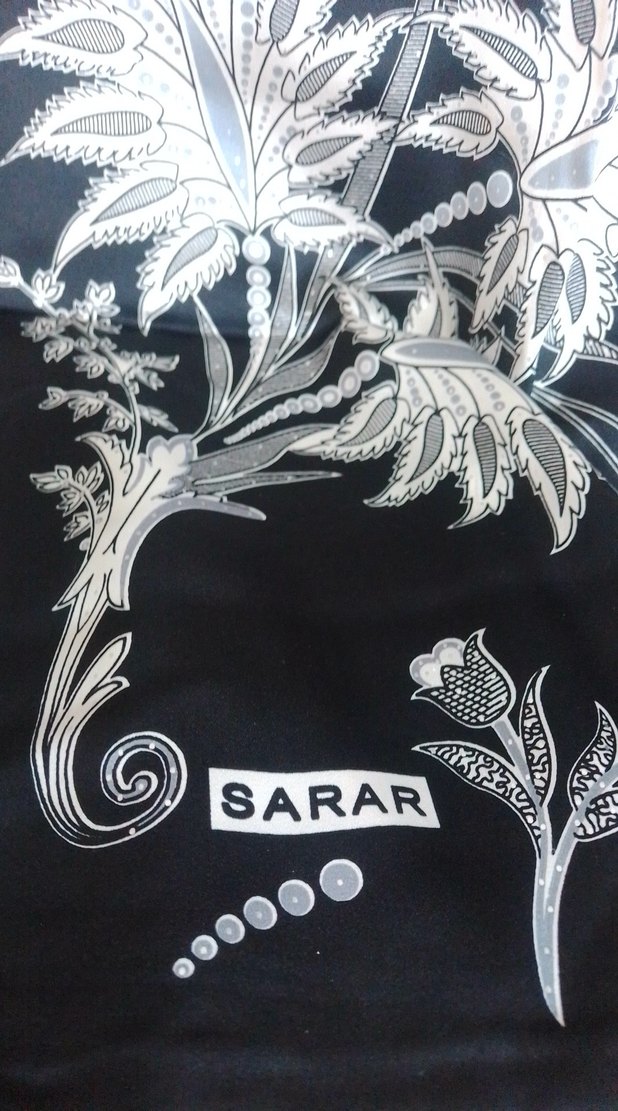 Sarar %100 ipek el yapımı muhteşem - Görsel 2