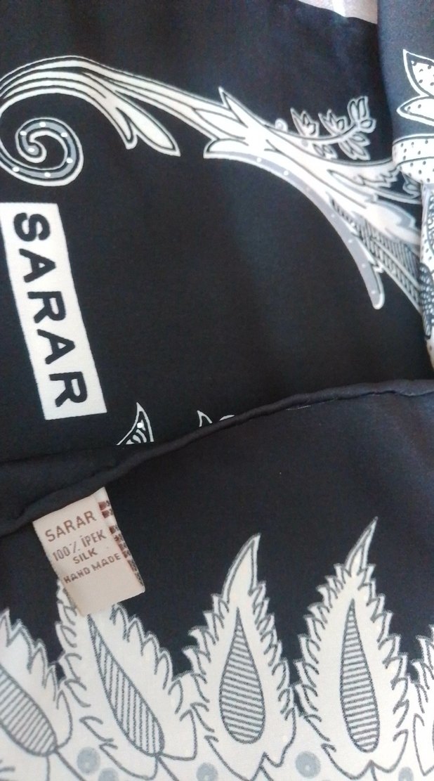 Sarar %100 ipek el yapımı muhteşem - Görsel 4