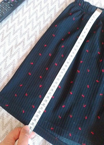 Siyah İp Askılı Rahat Kadın Pijama Takımı - Görsel 6