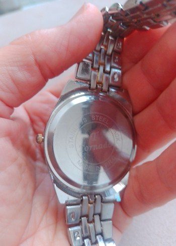 Tornado Quarzt saat stainless steel made in PRC paslanmaz çelik - Görsel 7