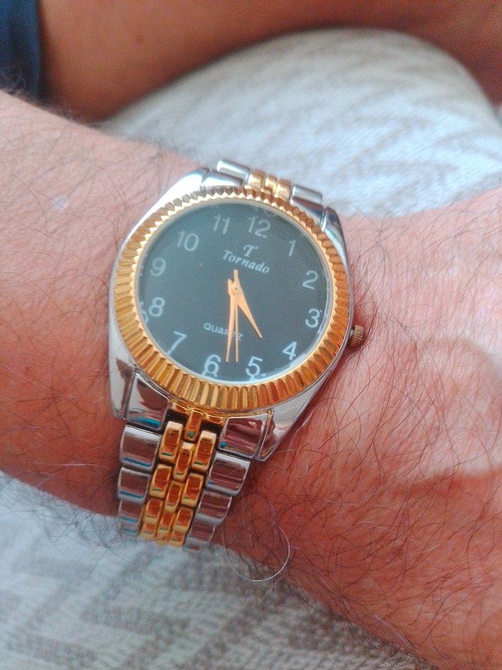 Tornado Quarzt saat stainless steel made in PRC paslanmaz çelik - Görsel 2