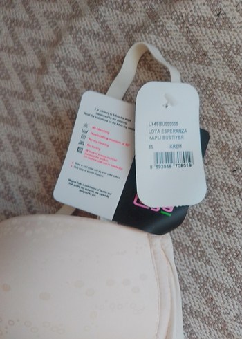 loya esperanza kaplı büstiyer südyen 85 krem süper kalite - Görsel 6
