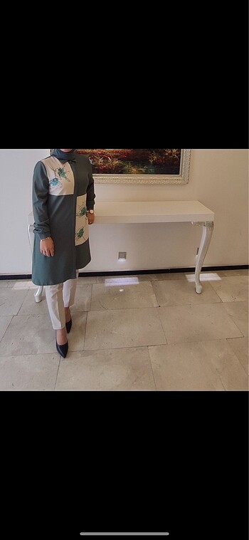 Alvina yeşil tunik