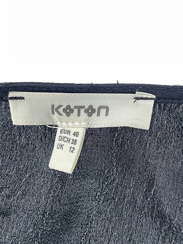 40 Beden siyah Renk Koton Bluz %70 İndirimli.