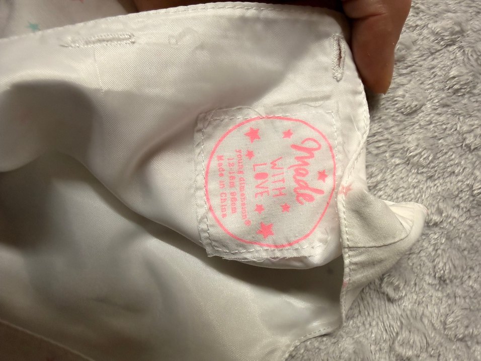 Kız Çocuk beyaz Renkli  Elbise - Görsel 3