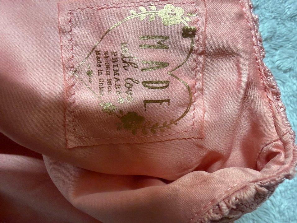 Kız Çocuk Pembe Dantel Detaylı Elbise - Görsel 3