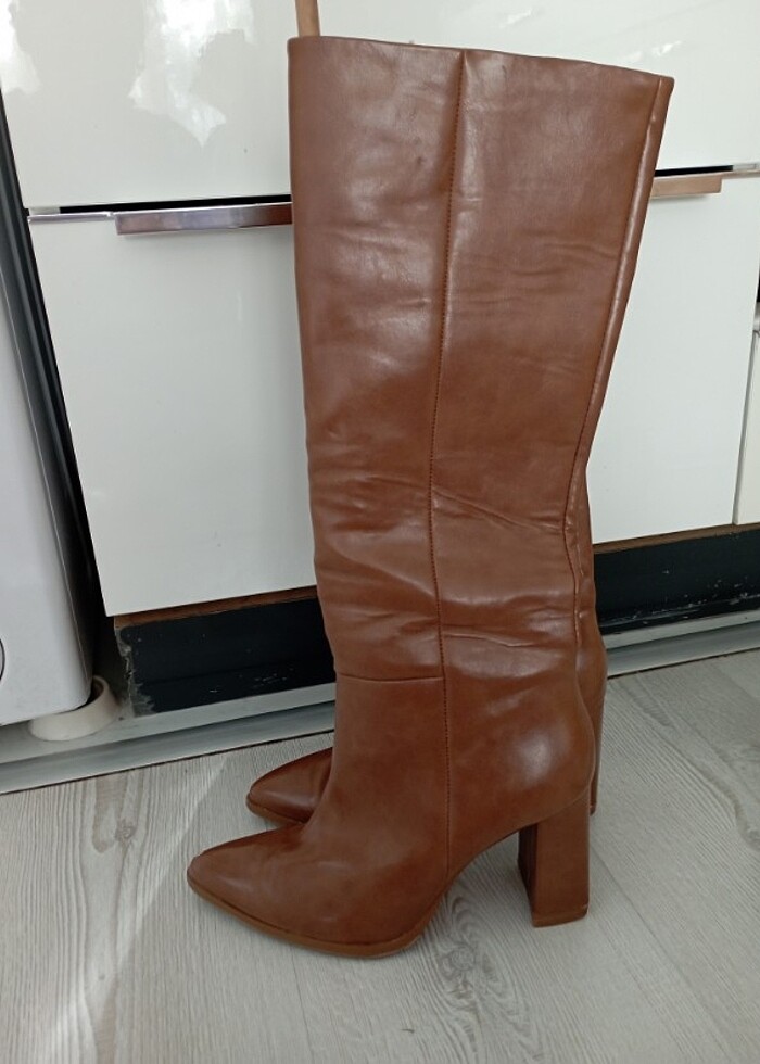 Kadın deri çizme - Görsel 3
