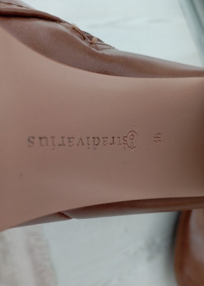 Kadın deri çizme - Görsel 4