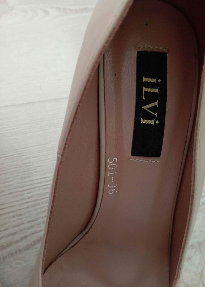 İlvi kadın topuklu ayakkabı  - Görsel 3