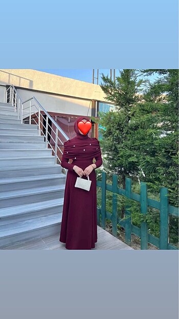Bordo abiye