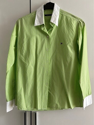 Yeşil kareli tommy gömlek